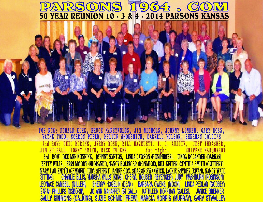 #162 IMPROVED COLOR PICTURE 1964 CLASS 50 YEAR REUNION OCT. 3 & 4, 2014 ALL TMIE TOP 10 FEMALE COUNTRY SINGERS